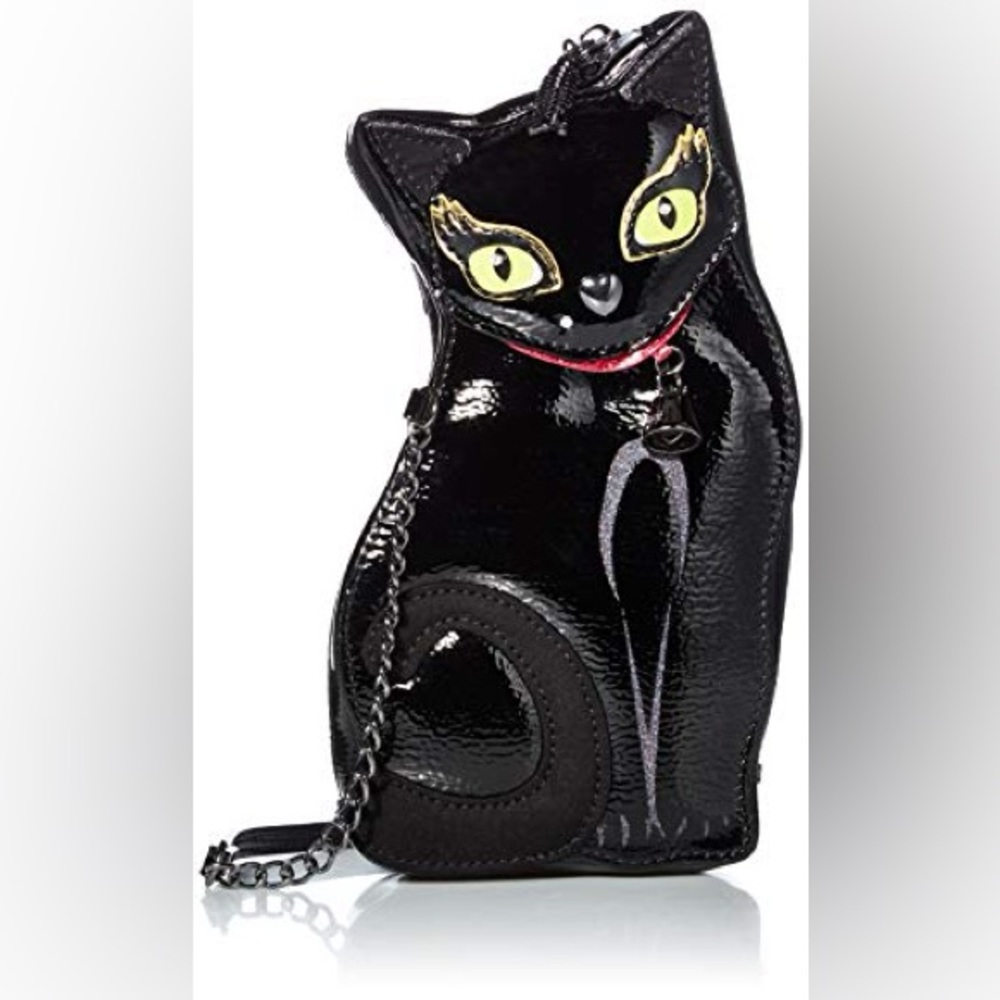 ***BRAND NEW*** Betsey Johnson Black Cat-Shaped Crossbody Bag